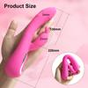 Silikonový vibrátor s masturbátorem Dildo pro ženy Bodový masážní přístroj G Klitorální stimulátor Režim vyhřívání Sexuální hračky pro ženy