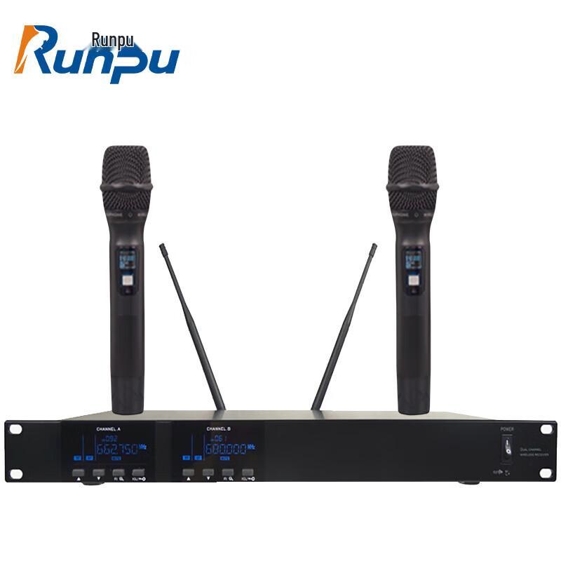 

Runpu RP-WH9002S Dual Handheld Wireless Microphone System (CN version)