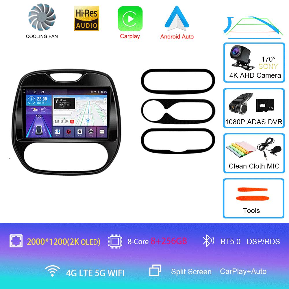 Auto Radio Android 14 For Renault Captur CLIO Samsung QM3 2011-2020 Multimedia Player Wireless Carplay No 2Din DVD Head Unit