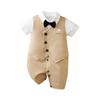 Heren Korte Mouw Zomer Romper voor Pasgeboren en Baby Jongens (0-1 Jaar) - Babykleding