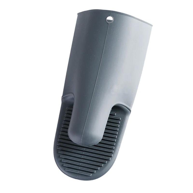 1 Pcs Long Thickened Oven Gloves Heat Resistant Microwave Glove BBQ Baking Hot Pot Silicone Mitts Cooking Pinch Mitts Potholder