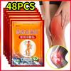 48 Stück/6 Beutel Chinesisches Schneelotus-Schmerzlinderungspflaster für Schulter-Nacken-Rücken-Kniegelenk-Muskelschmerzlinderung Gesundheitspflege