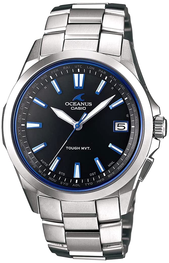 

CASIO OCEANUS Analog Display Calendar Solar Round OCW-S100-1AJF Men s Watch