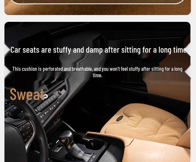 Ford Car Seat Cushion for Focus, Edge, Ruiqi, Lingrui, Explorer - All Seasons Seat Cover