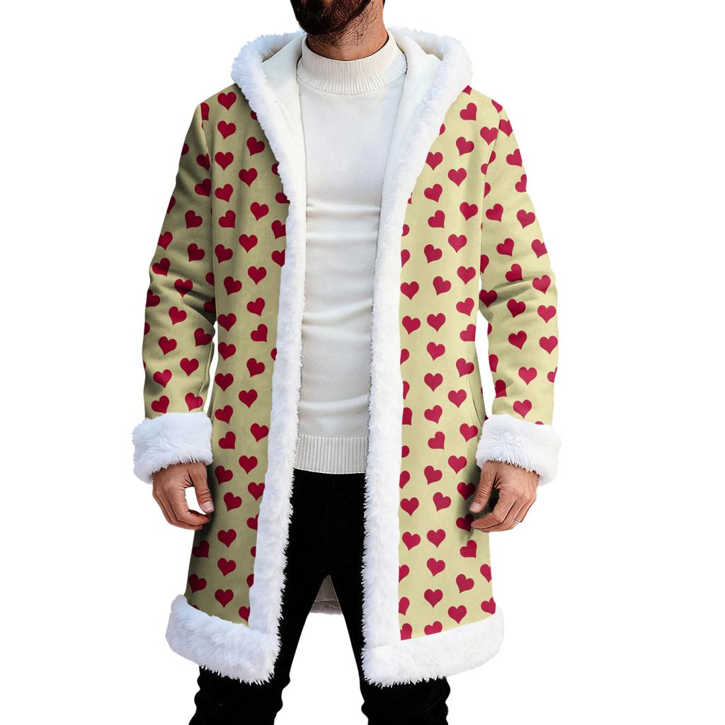 Unisex Kapuzenstrickjacke mit Taschen, Warme Oberbekleidung