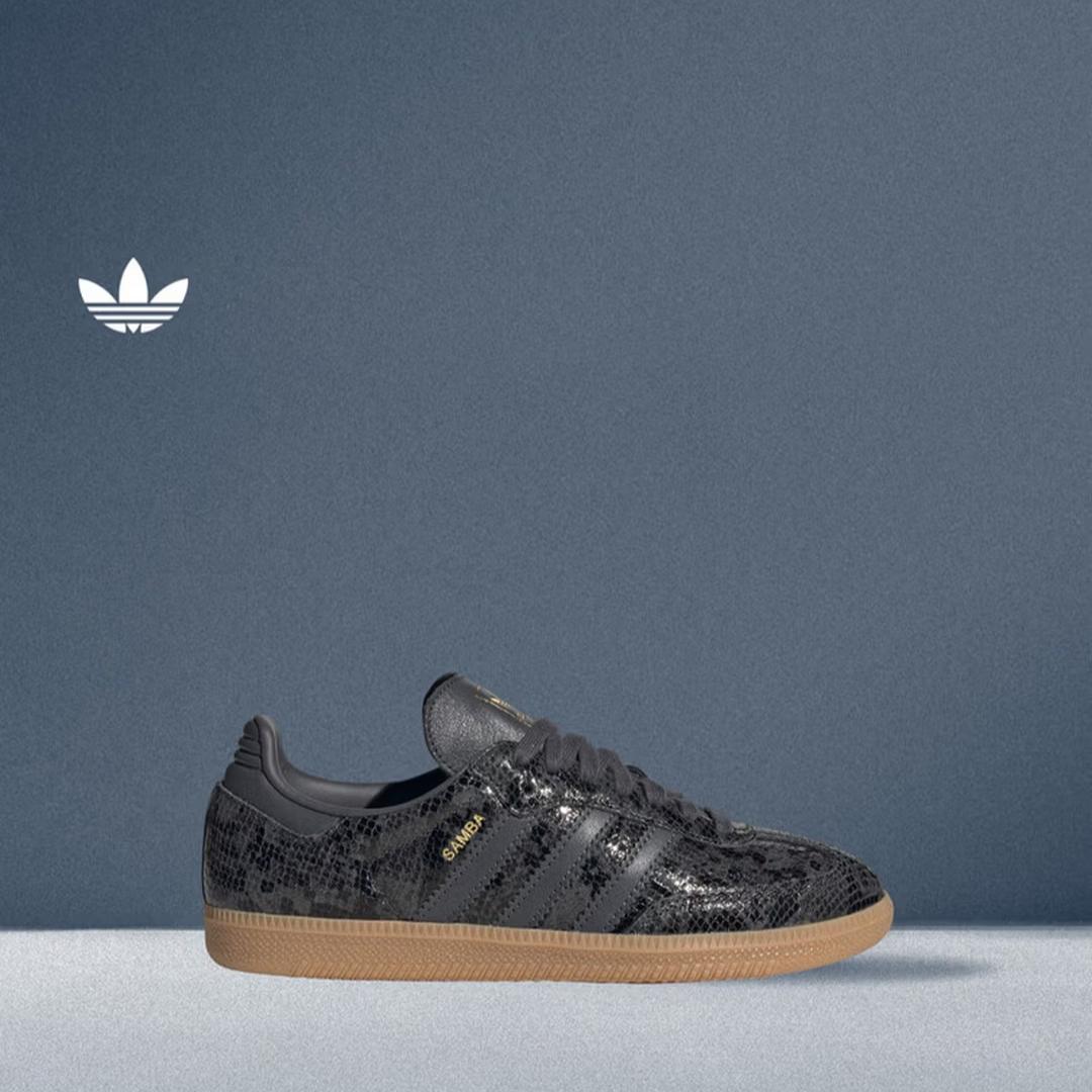 

Adidas Обувь с Т-образной головкой SAMBA OG W Винтажные кроссовки Обувь Dechen Adidas Клевер JQ3532 35.5 чёрный