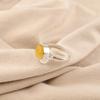 Natural Yellow Cat's Eye Gemstone 925 Sterling Silver Handmade Jewelry Ring Gift RR-48-38
