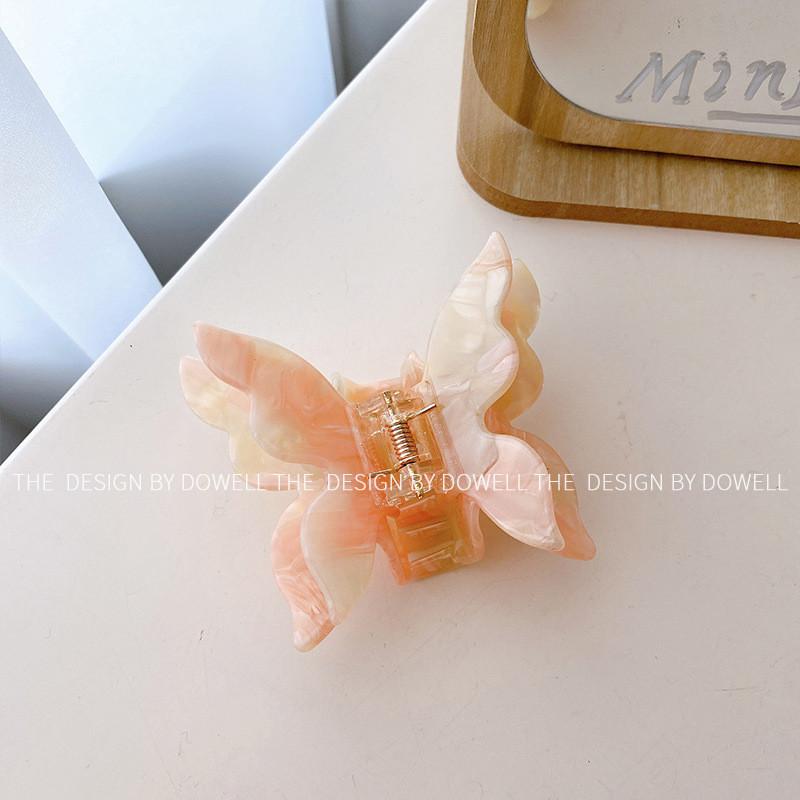 Handcrafted Acetate Material Butterfly Hair Clip For Stylish Updos And Casual Looks