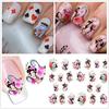 5Sheets 3D Poker Nail Art Water Decals Design Tips Water Transfer Stickers Nail Art Water Tattoos