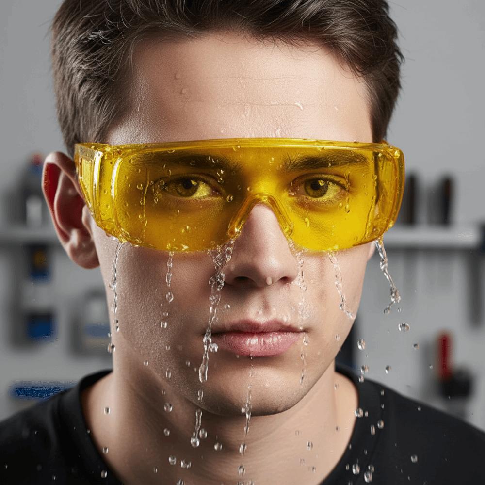 Waterproof Water-Sprinkling Festival Glasses Large Frame Cycling Glasses  Celebration