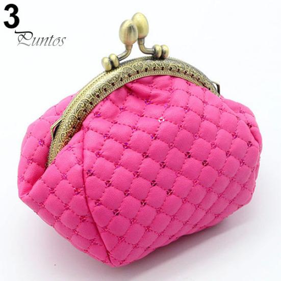 Women Fashion Rhombic Pattern Wallet Card Coin Purse Clutch Handbag Mini Bag