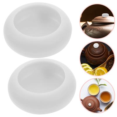 2 Pezzi Manici Anti-Scottatura in Silicone per Coperchi di Teiere, Manopole Protettive Resistenti al Calore, Accessori per Bollitori da Cucina