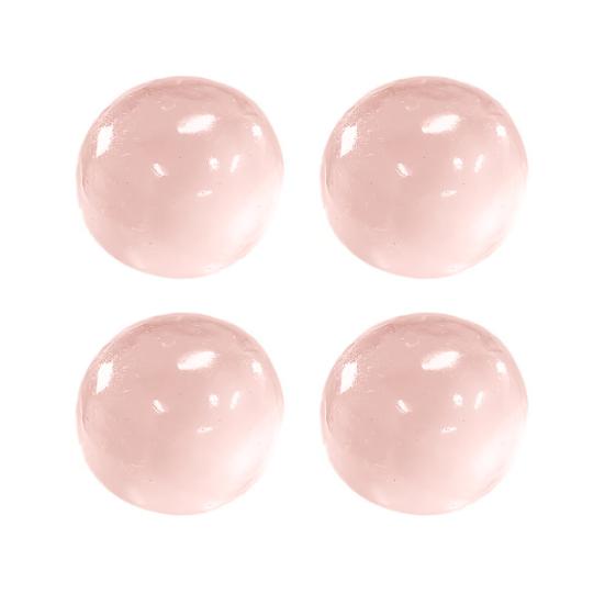 4Pcs Coconut Oil Toy Squeeze Stress Ball Slow Rebound Set Soothing Crystal розовый
