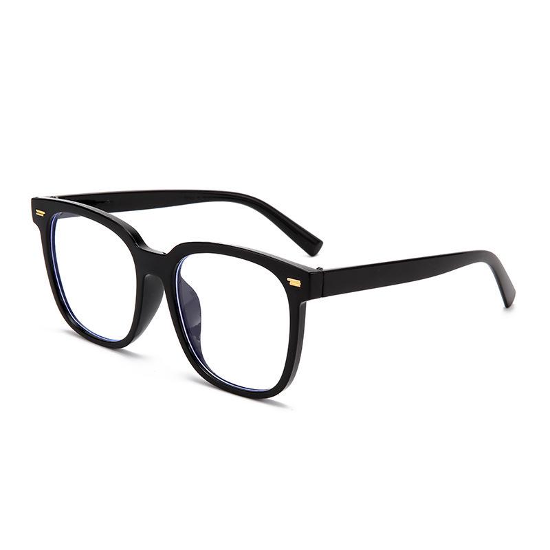 Large Anti-Blue Light Glasses - Unisex Fashion for Men & Women, European & Korean Style, Celebrity & Student Myopia Glasses