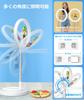 Sunnila Foldable LED Ring Upgraded for Tabletop and Ground Ideal for and with 3 Color 10 Brightness Tabletop USB and Ideal for Web YouTube Live Beauty