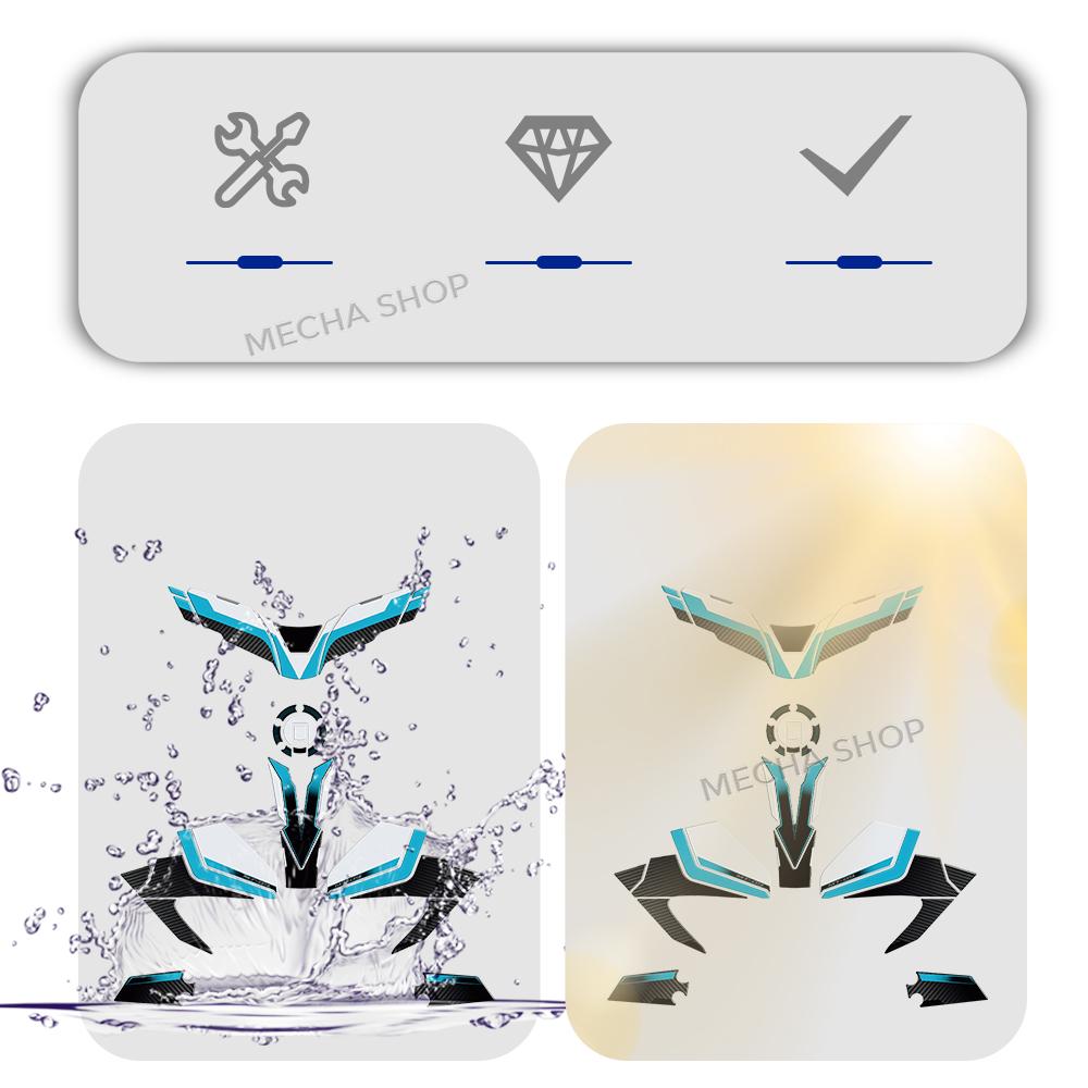 For MT-09 MT 09 Ice Storm MT09 2025 Tank Pad Motorcycle Accessories 3D Epoxy Resin Sticker Protection Kit