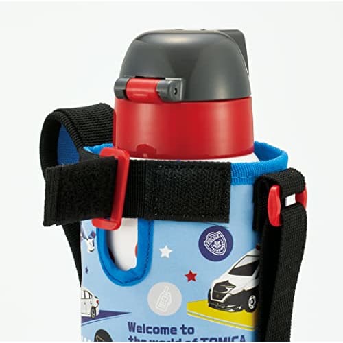Skater Tomica Water Bottle, 400ml, for Children, with Cover, KSTCH4-A