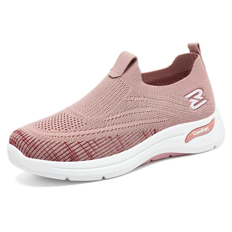 Shoes women's shoes versatile summer new breathable single shoes soft sole soft surface socks shoes casual flow comfortable mother shoes