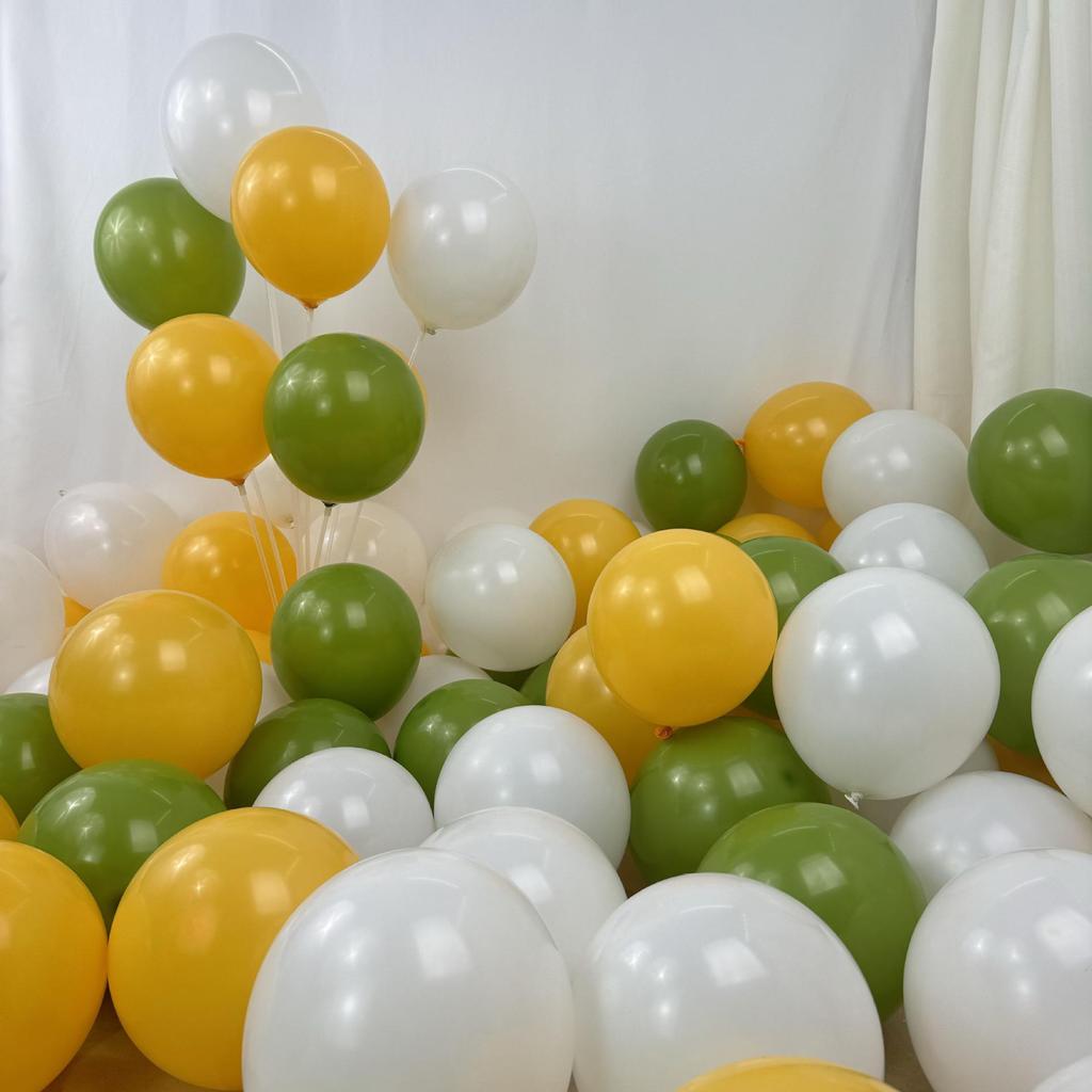 Macaron Colorful Mix Dopamine Thickened Balloons for Children's First Birthday Decoration