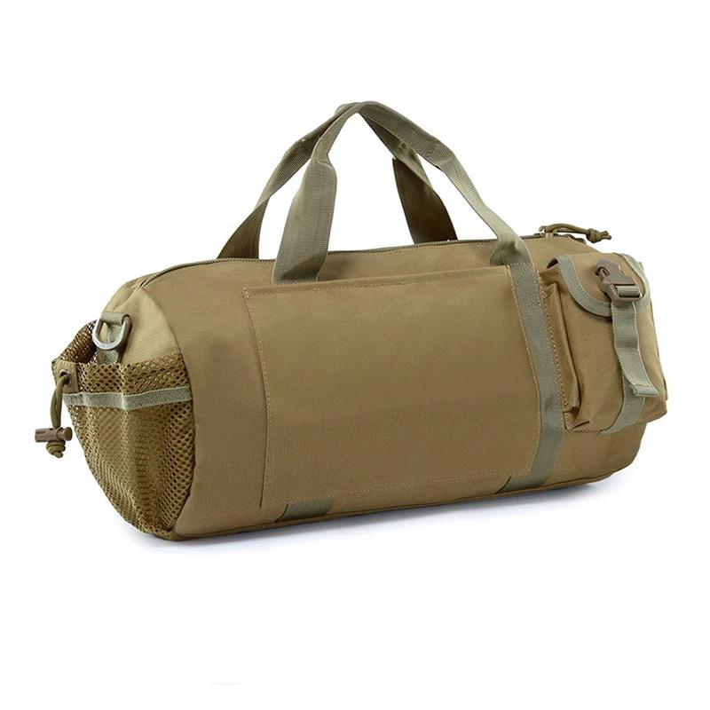 Outdoor Shoulder Bag Camouflage Bag Men Hiking Fishing Camping Portable Waterproof Shoulder Backpack 20L