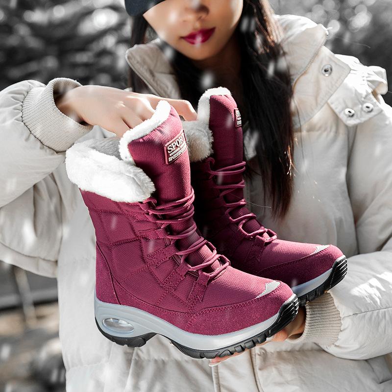 Autumn and winter outdoor sports women's snow boots cotton shoes
