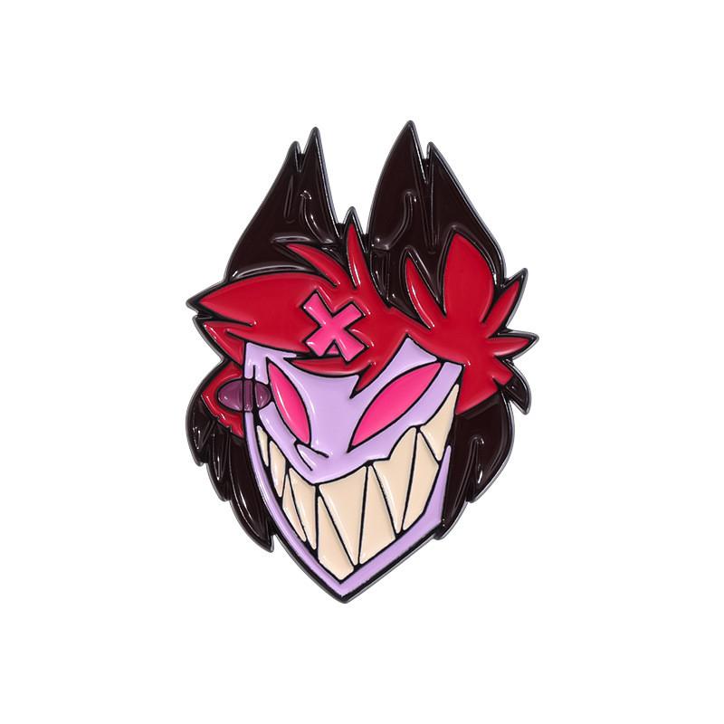 Creative Cartoon Character Alloy Brooch Fun Unique Metal Badge Decorative Pin For All Styles