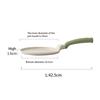DONNOR Ceramic Glaze Non Stick Pot Breakfast Egg Pancake Skillet Uncoated Non Stick Pan Induction Cooker Universal Pot Utensils