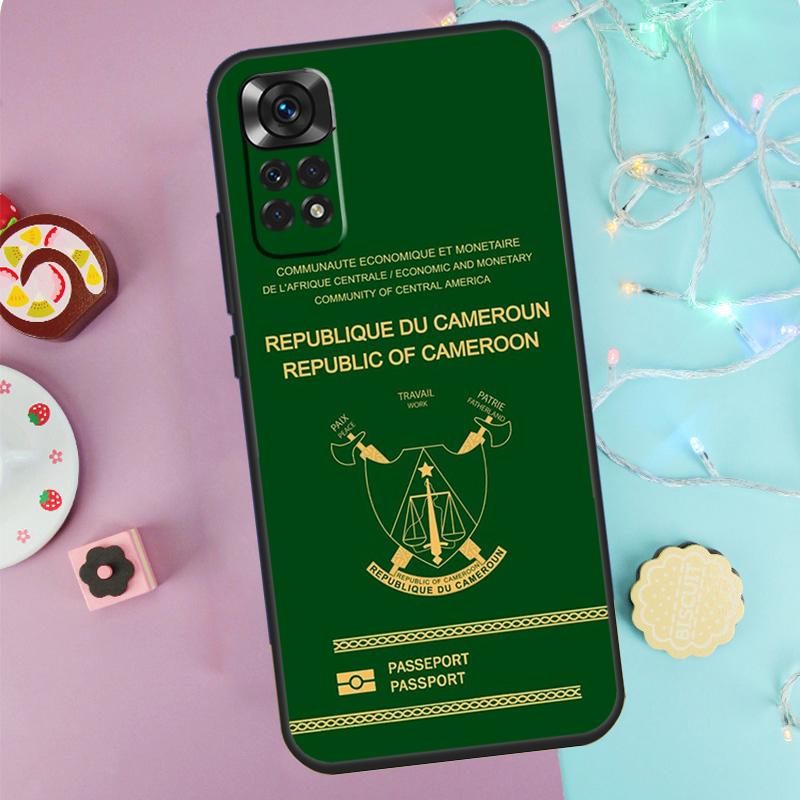 

Republic of Cameroon Flag Case For Xiaomi Redmi Note 10 11 12 8 9 Pro 8T 9S 10S 11S Cover For Redmi 10 9 12C 9C 10C Redmi Note 12 Pro 5G