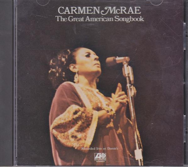 

CD CARMEN MCRAE - The Great American Songbook 29042 Atlantic US Jazz Used