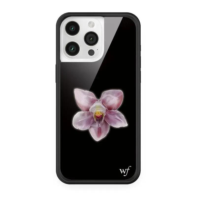 Wildflower ins Nara Smith Sweet Sliy Phone Case for iPhone 12 13 14 15 16 Pro Max Plus 17 Pro Cherries Clown Around Orchid Cover