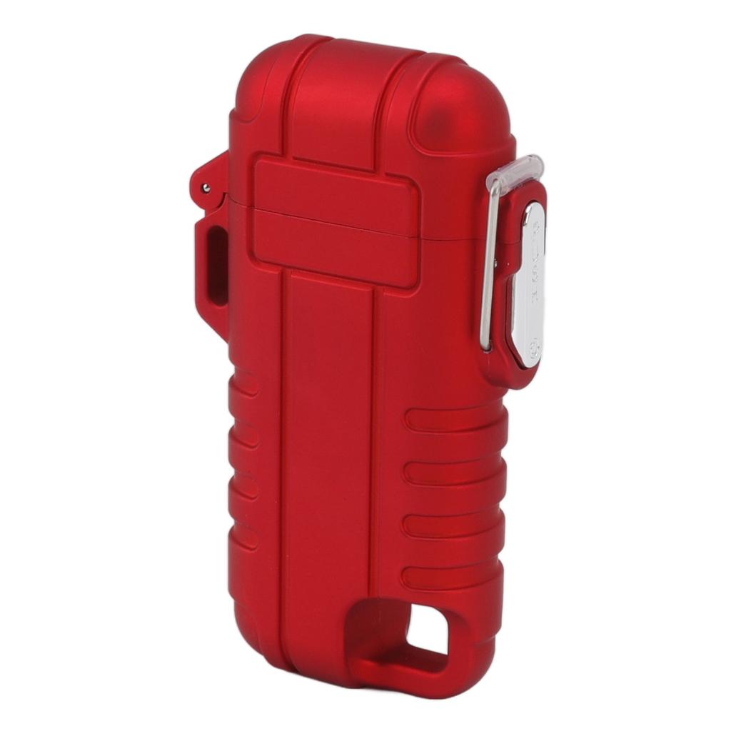 USB Rechargeable Lighter Windproof Dual Arc Lighter Waterproof Flameless Electric Lighter with