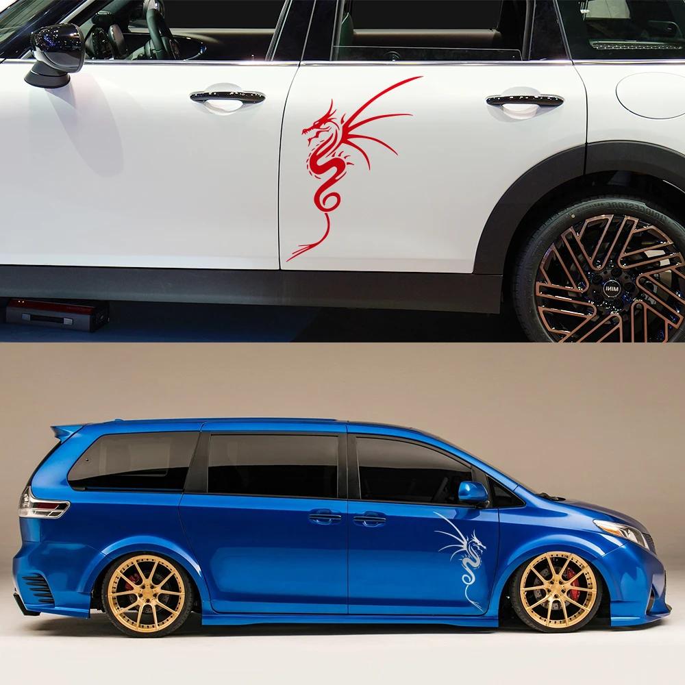 Dragon Totem Car Sticker Creative Tribe Front Hood Cover Graphics Accessories For Truck Caravan DIY Door Vinyl Decals Decoration