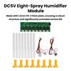 8 Spray Humidifier DIY Kits Mist Maker Driver Circuit Atomization Control Board Type-C Charging With Remote Control For Home