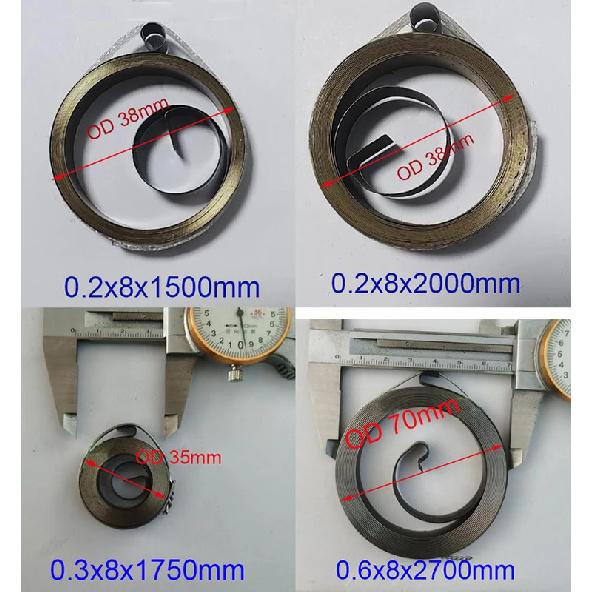 Scroll Spring Spiral Flat Wire Coil Spring Constant Force Springs Extension Load Choose