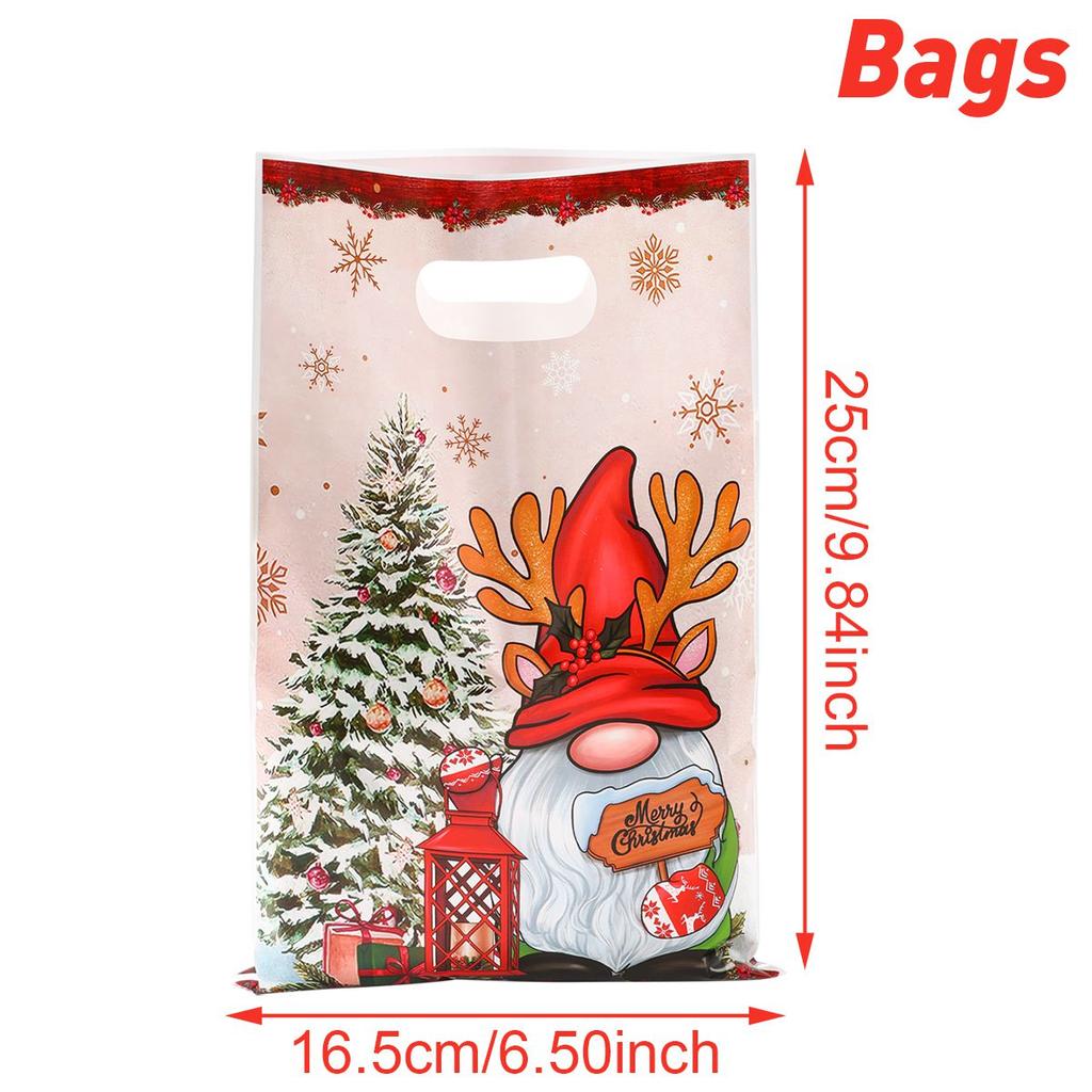 Świąteczny Bałwan Prezent Torebka Merry Christmas Dekoracja do Domu 2025 Navidad Natal Płatek Śniegu Cukierki Praktyczna Torebka Nowy Rok 2026