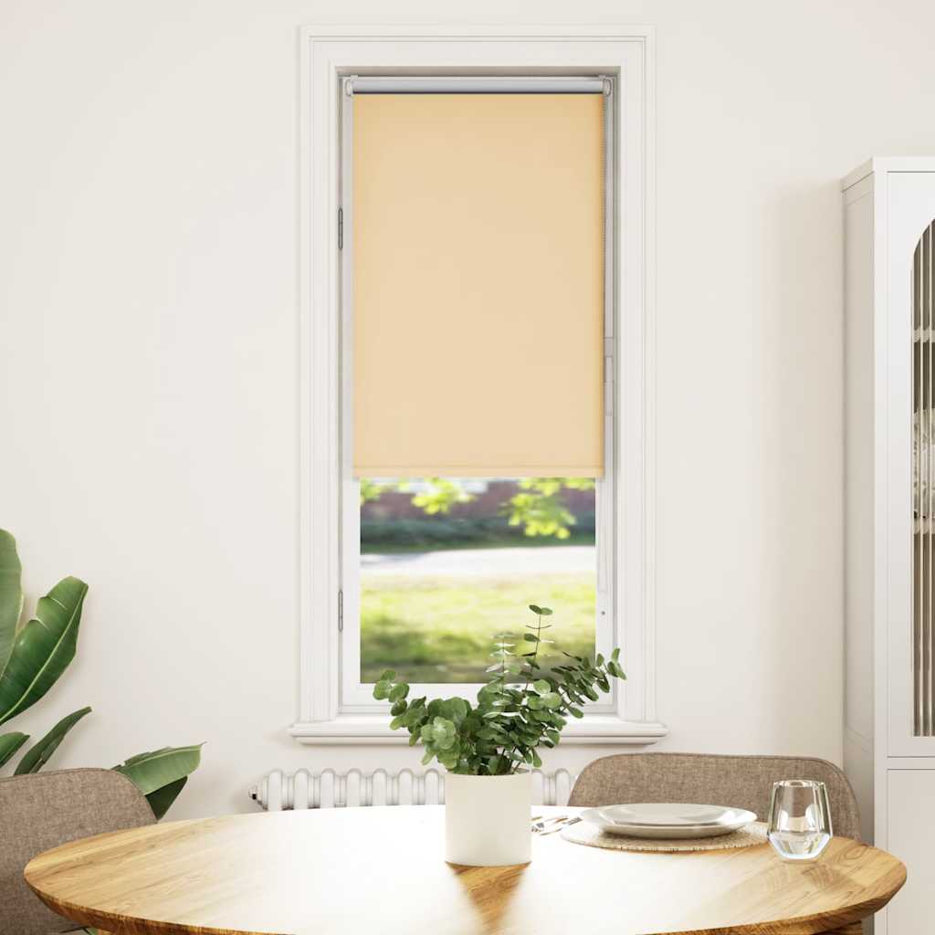 Beige Blackout Roller Blind 50X175 Cm Fabric Width 45.7 Cm