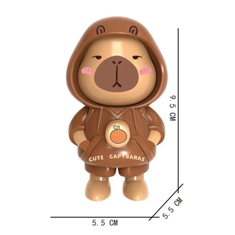 Plastics Cartoon Doll Keychain With Keychain Face Changing Toy  Christmas Dolls