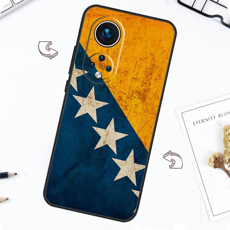 Bosnia and Herzegovina Flag Case For Honor Magic 7 5 6 Lite Honor 200 Pro X8b X9a X8a X8 X9 X9c X9b 50 70 90 Lite Cover