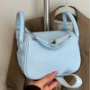 Textured Lychee Pattern Fashionable Hand Bag Women's New Versatile Large-capacity One-shoulder Messenger Bag