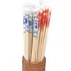 ZISIZ Blue & White Porcelain Disposable Chopsticks (50 Pairs)