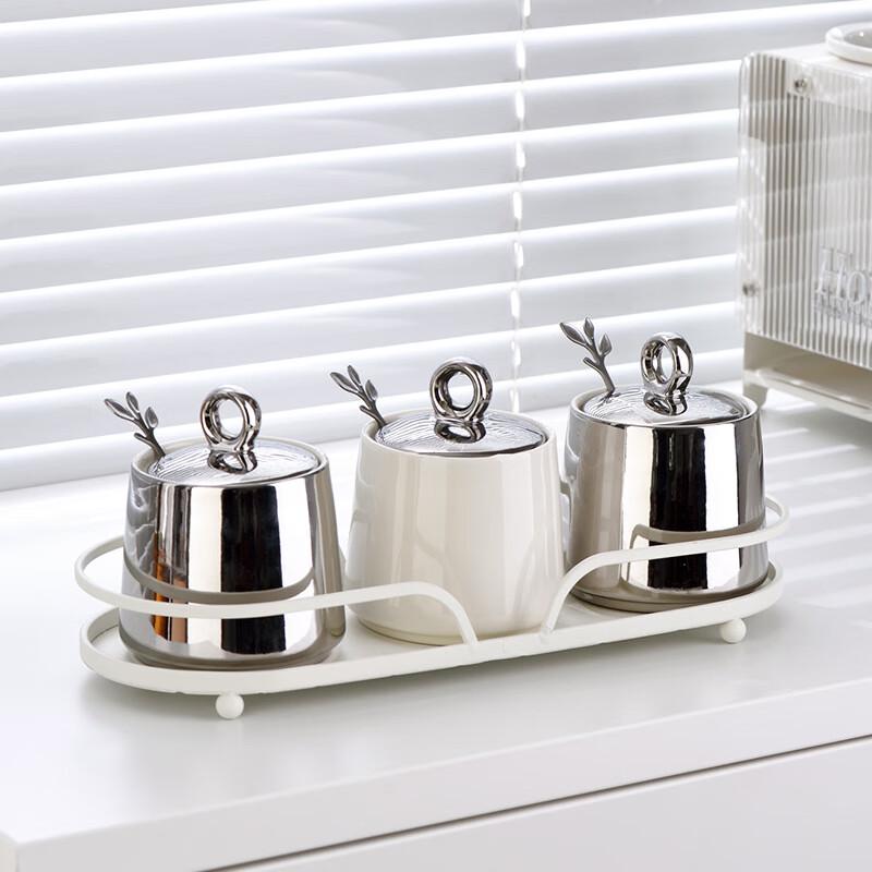 Qianxing Ceramic Seasoning Jar Set