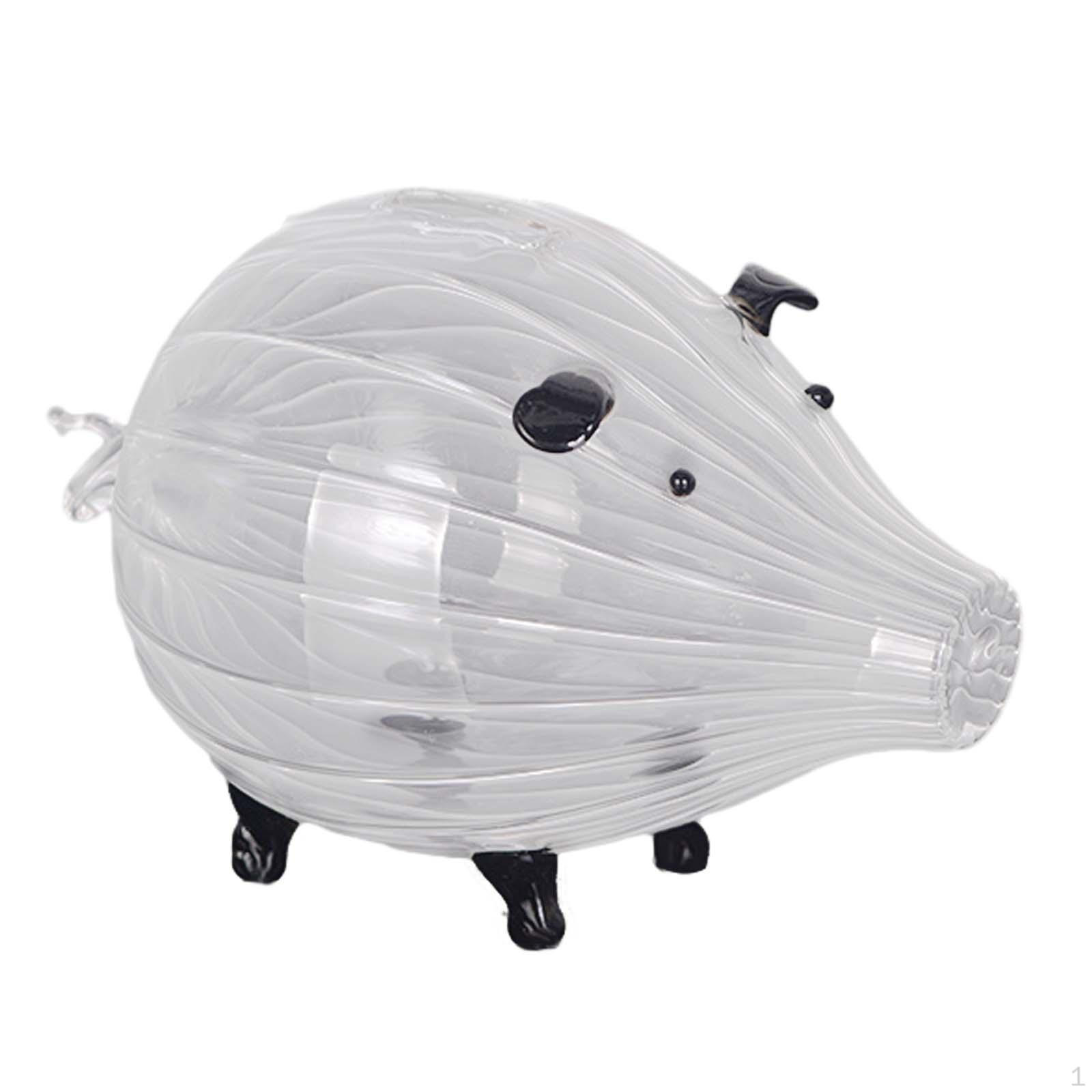 

Pig Piggy Bank Animal Decoration Figurine Money Saving for Living Room Home чорний