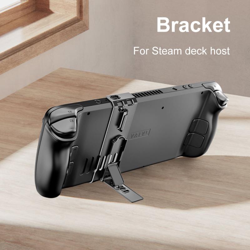 Portable Kickstand Holder Stand Compatible For Steam Deck Console Host 3 Levels Adjustable Rear
