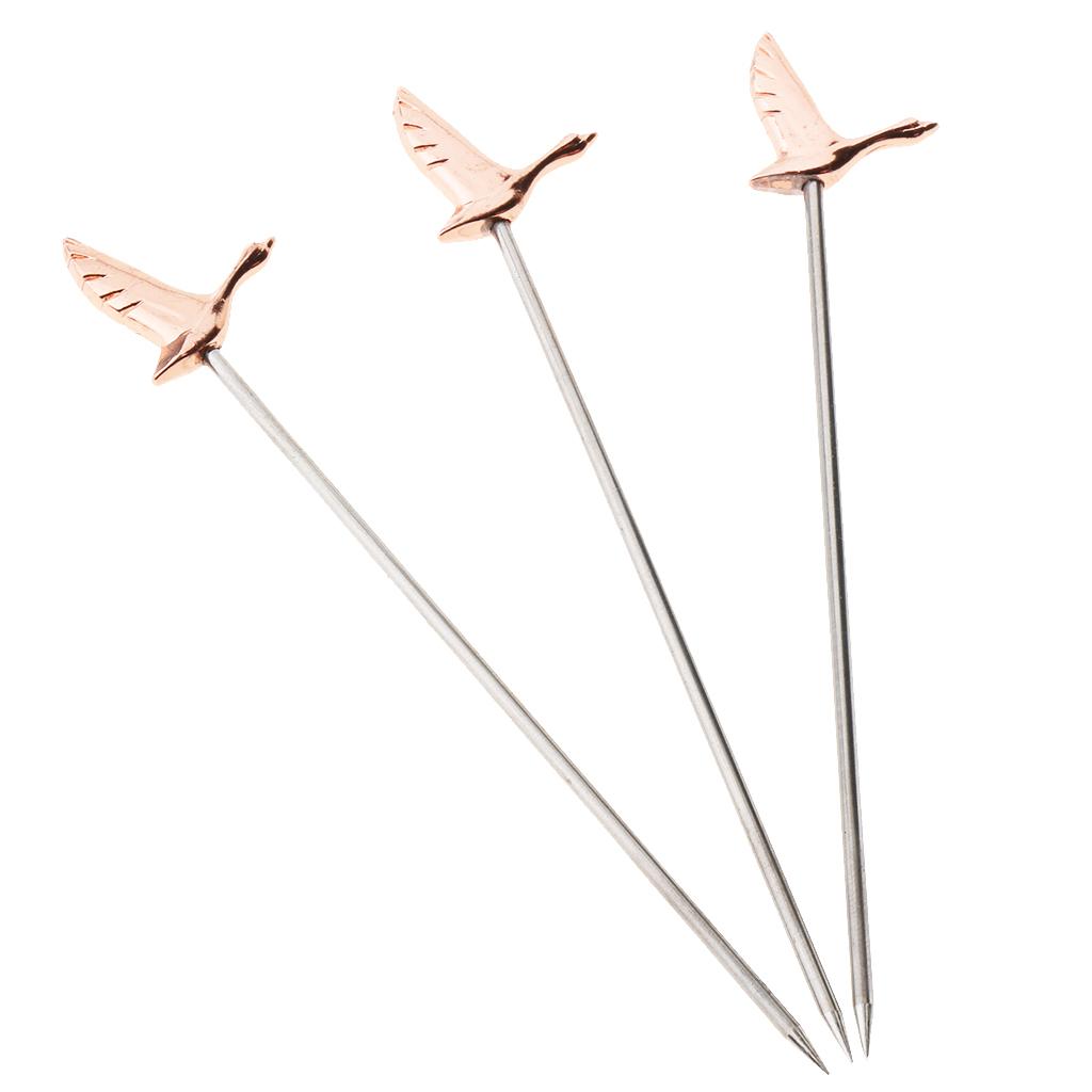 3PCS Stainless Steel Cocktail Take A Fruit Martini for Party