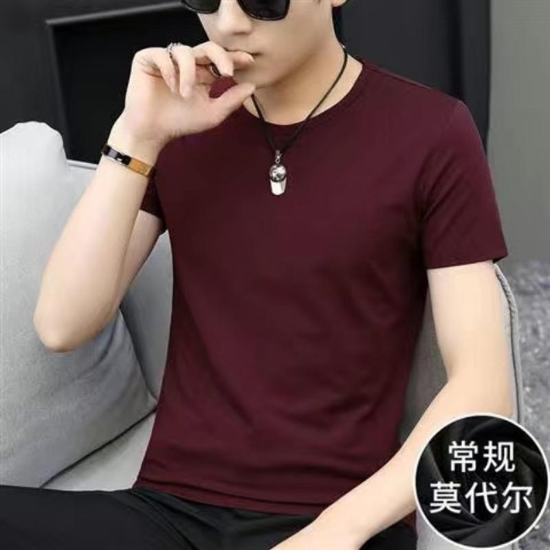 Mens T-Shirts Casual Crewneck Short Sleeve Shirts Summer Tops Basic Pullover Tees