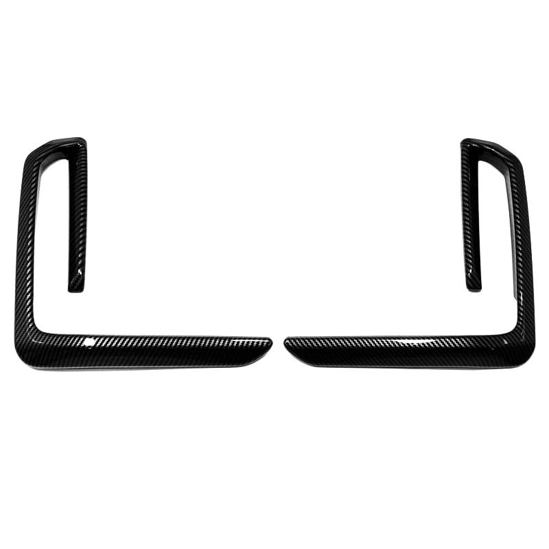For BMW X5 G05   ABS Carbon Front Bumper Foglight Frame Decoration Cover Fog Light Trims Sticker Car Styling Accessories