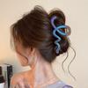 New Large Acrylic Frosted Hair Claw for Women Girls Hairpin Matte Wave Hair Claw Clip Hair Accessories Girls Headwear