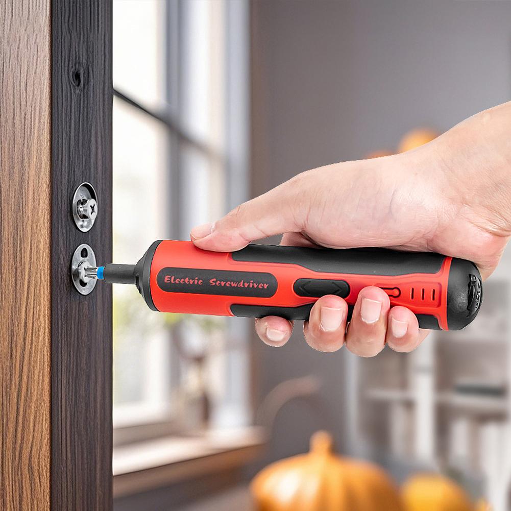 Wireless Electric Drill 2000mAh Battery Power Screwdriver Rechargeable Small Electric Drill for Electronics Camera Laptop and PC