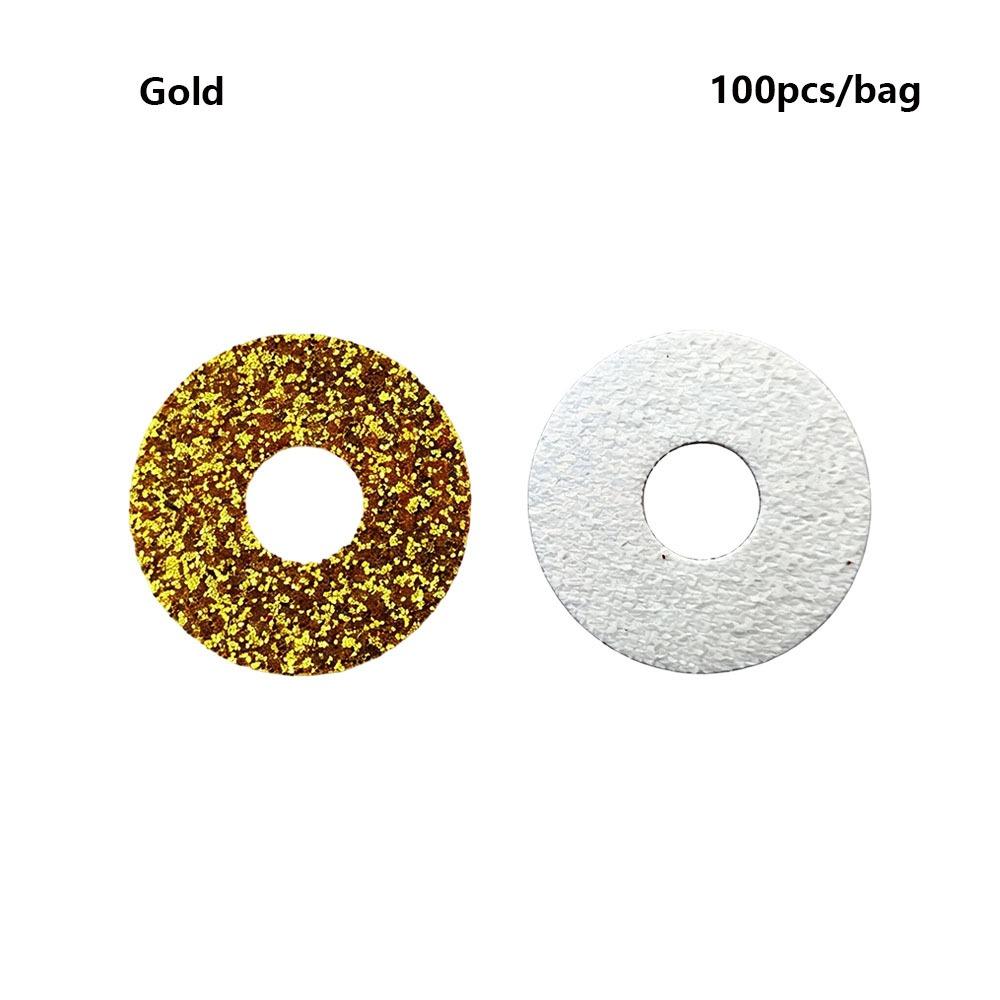 100pcs/bag 18mm Round Glitter Fabric Plastic 3D Comical Round Glitter Toy Eyes