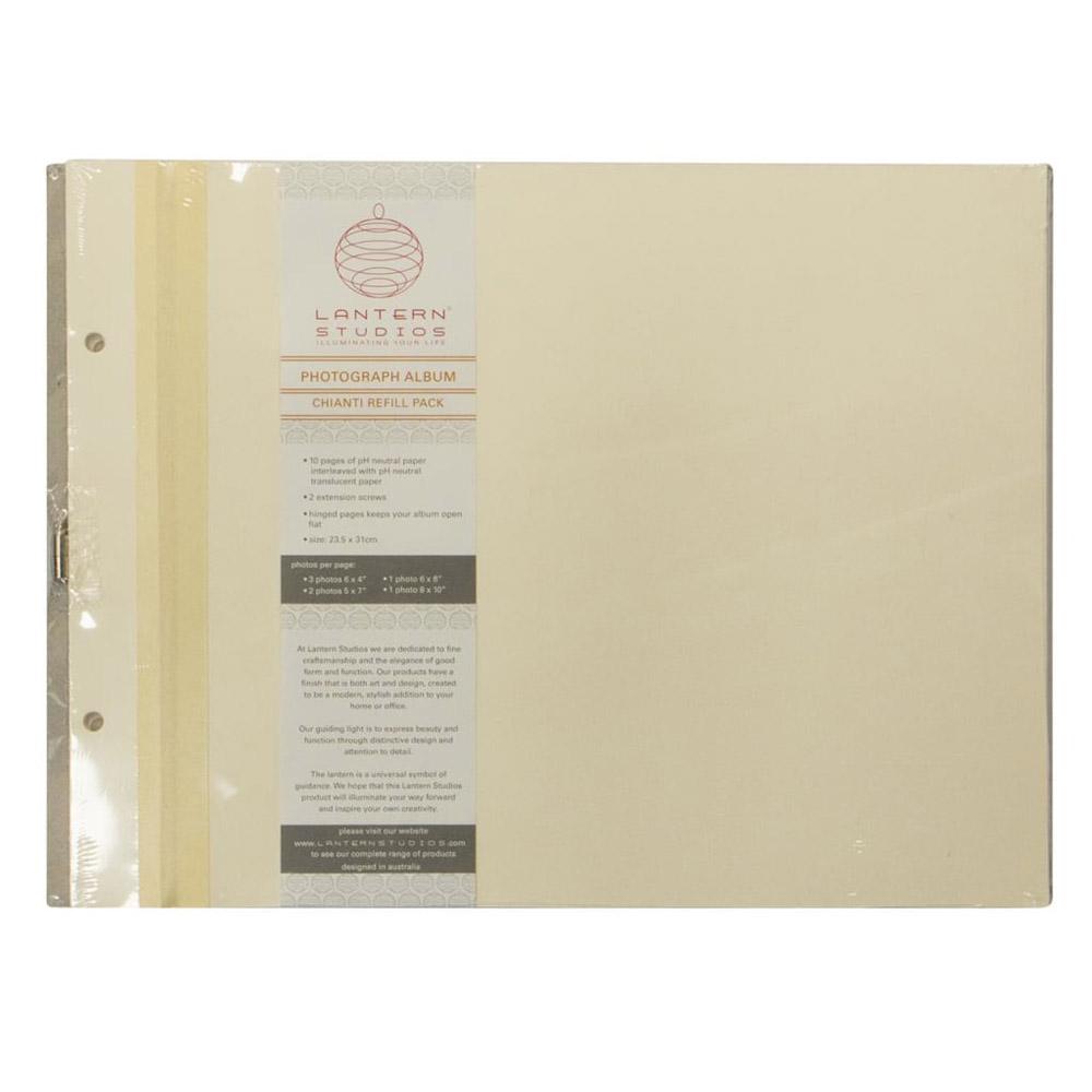 Lantern Studios Lantern Studios Chianti Photo Album Refill 10pk (Cream)
